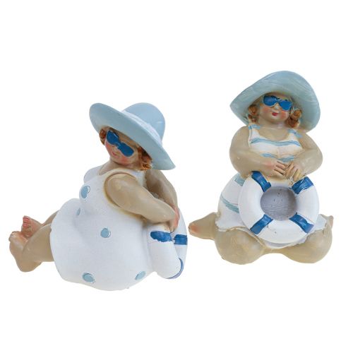 Maritime Deco Dam Deco Figures Baddeko H10/9,5cm Set om 2