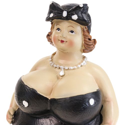 Floristik24 Dekorativ figur knubbig kvinna dam figur badrum dekoration H16cm set om 2