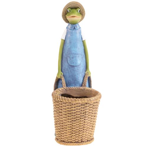 Floristik24 Frog deco planter polyresin bordsdekoration sommar H31,5cm