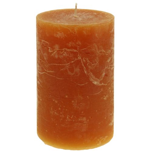 Artikel Pelarljus mörkorange enfärgade Sunset 60x100mm 4 st