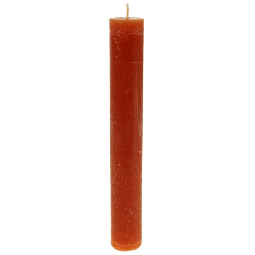 Koniska ljus färgade bruna ljus 34×240mm 4st