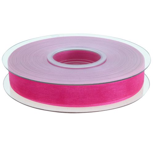 Artikel Organzaband presentband rosa band kantkant 15mm 50m