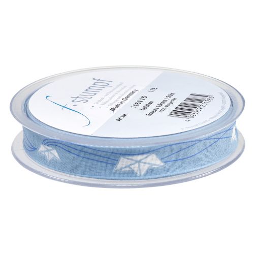 Artikel Presentband blått skeppsband maritimt 15mm 20m