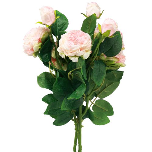 Konstgjorda Rosor Rosa Konstgjorda Rosor Dry Look 53cm 3st