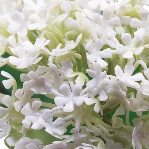 Artikel Konstgjord blomsnöbollsväxt Virburnum vit Ø8cm 64cm