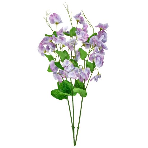Floristik24 Konstgjorda Blommor Lila Vicker Vicia Trädgårdsblommor 61cm 3st