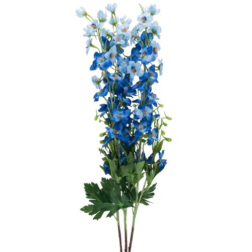 Floristik24 Delphinium Delphinium Konstgjorda Blommor Blå 78cm 3st