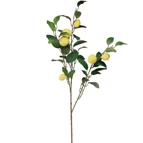 Floristik24 Dekorativ citrongren med 6 konstgjorda citroner 100cm