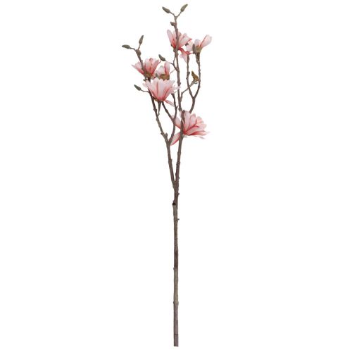 Artikel Magnolia gren med 6 blommor konstgjord magnolia lax 84cm