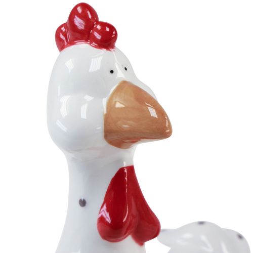 Artikel Dekorativa kycklingar Påskdekorationsfigurer 18,5cm 2st