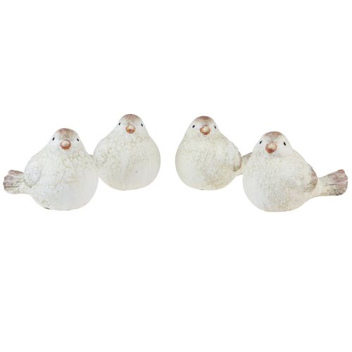 Floristik24 Bordsdekoration vårdekor dekorativa fågelfigurer 8,5cm 4 st