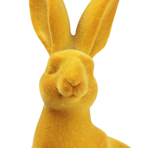Floristik24 Påskhare dekorativ kanin figur curry Påskhare par 16cm 2 st