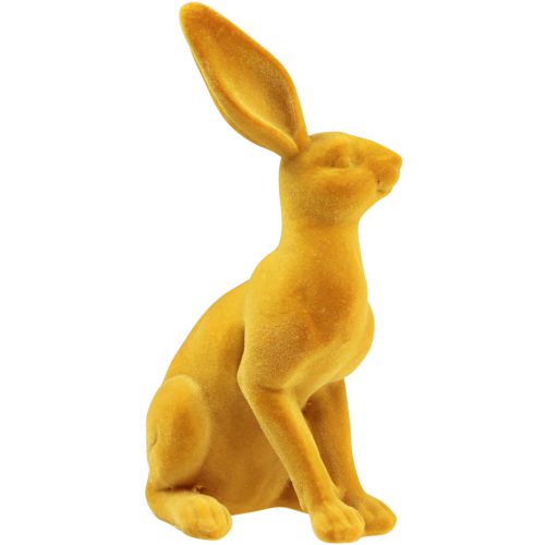 Floristik24 Påskhare dekorativ kanin figur curry Påskhare par 16cm 2 st