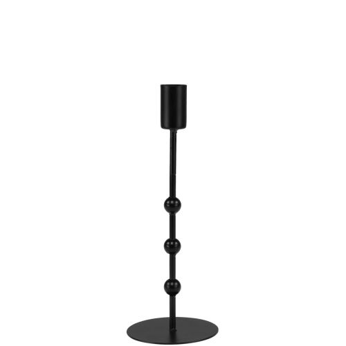 Stickljusstake ljusstake svart metall Ø7cm H19,5cm