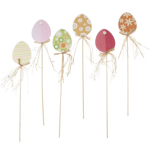 Artikel Påskäggsdekoration, blomplugg påskved, påskplugg 31,5cm 12st