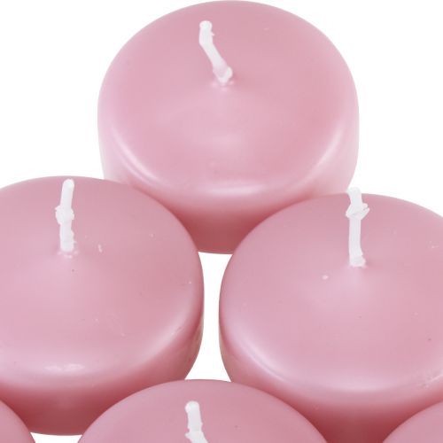 Floristik24 Flytljus Flytljus Rosa Ø4,5cm H3cm 8 st