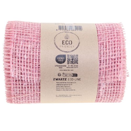 Artikel Bordslöpare jute bordsband juteband ljusrosa 15cm 10m