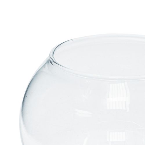 Floristik24 Kulvas glas blomvas rund glas dekoration H10cm Ø11cm