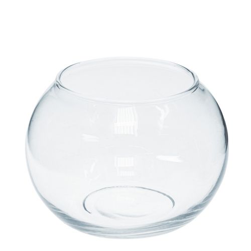 Floristik24 Kulvas glas blomvas rund glas dekoration H10cm Ø11cm