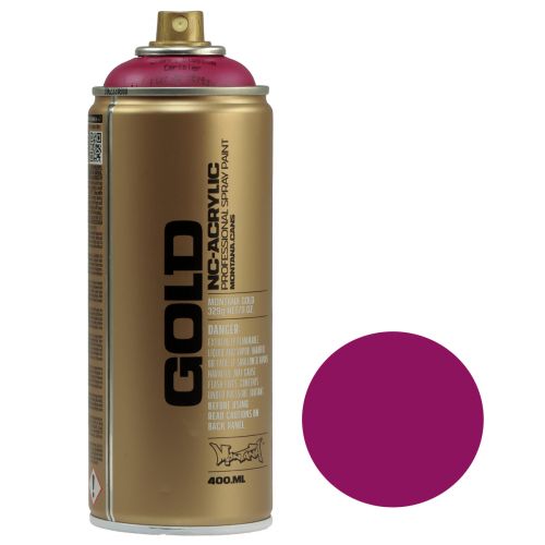 Sprayfärg lack spray Rosa Montana Guld sidenmatt 400ml