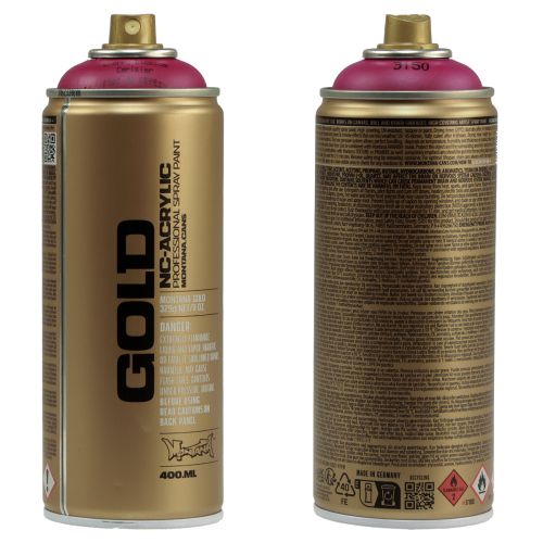 Artikel Sprayfärg lack spray Rosa Montana Guld sidenmatt 400ml
