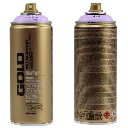 Sprayfärg Spray Montana Guld Ljuslila Matt 400ml