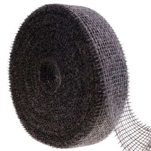 Floristik24 Juteband nätband dekorativt band jute brun taupe 5cm 40m