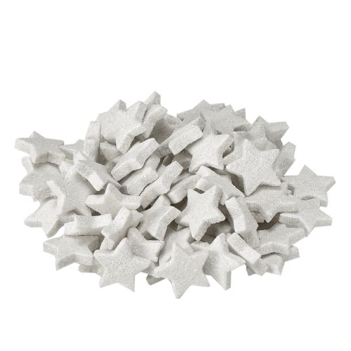 Artikel Spridda stjärnor med glitterkräm 2,5 cm 96 st