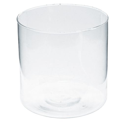 Glasvas glascylinder blomvas glasdekoration H15cm Ø15cm