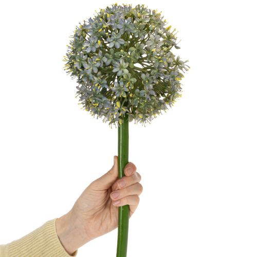 Artikel Konstgjord blommande gren av Allium, naturtroget utseende, 90 cm