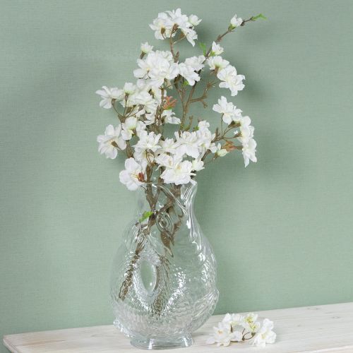 Artikel Glasvas i dekorativ fiskform för harmonisk rumsdesign, 24,5 cm