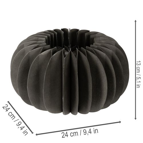 Dekorationsringar av pumpapapper i honungskaka 24 cm 4 st | Floristik24.se