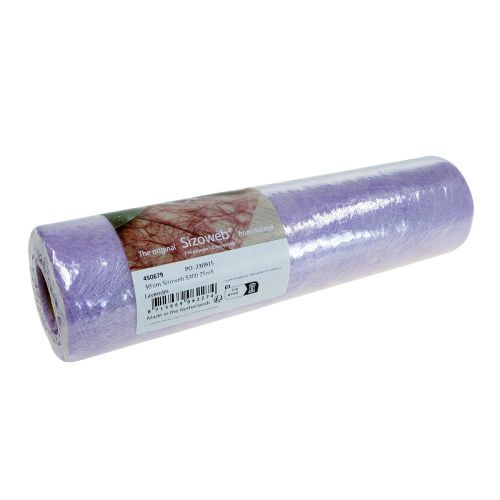 Artikel Deco bordslöpare i fleece Sizoweb ljuslila 30cm 25m