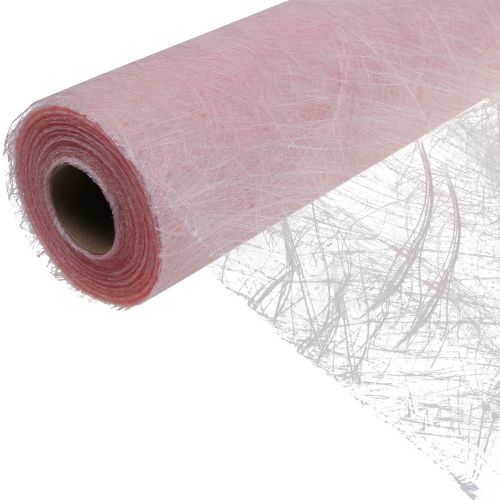 Artikel Deco bordslöpare i fleece Sizoweb rosa 30cm 25m