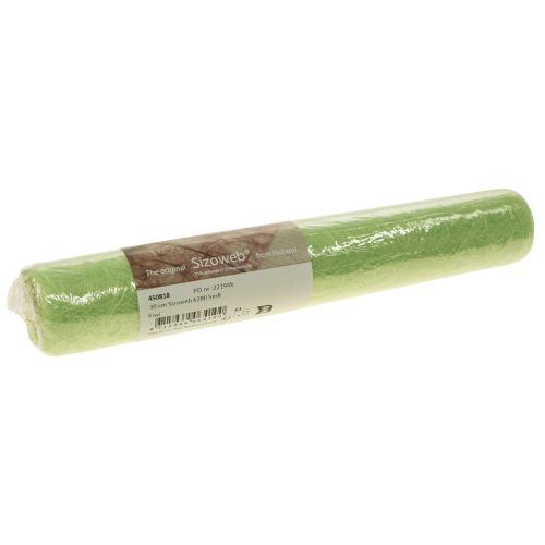 Artikel Deco fleece Sizoweb bordslöpare gräsgrön 30cm 5m