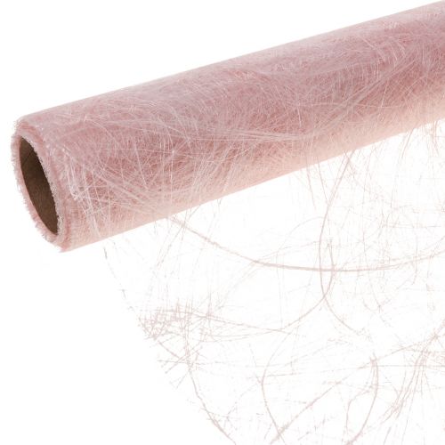 Artikel Deco fleece Sizoweb bordslöpare rosa 30cm 5m