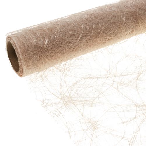 Deco fleece Sizoweb bordslöpare beige 30cm 5m