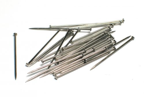 Stift Silverblank Järn Nickelpläterad 105/30mm 500g