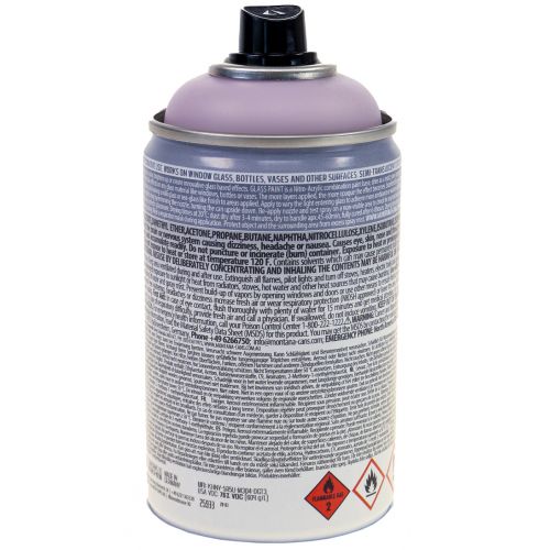 Floristik24 Glasfärg sprayeffekt spray sprayfärg glas rosa matt 250ml