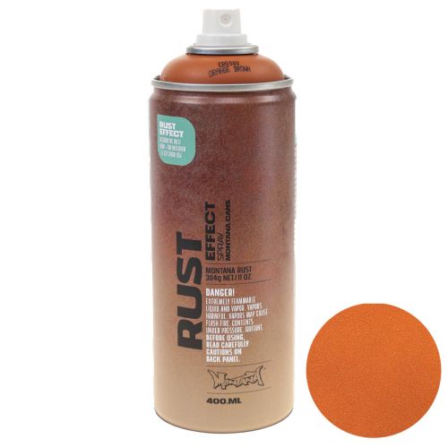 Rostsprayeffekt sprayrost inuti/utvändigt orangebrun 400ml