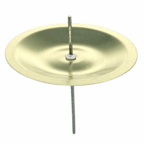 Floristik24 Ljusstake med taggguld Ø5cm 36 st