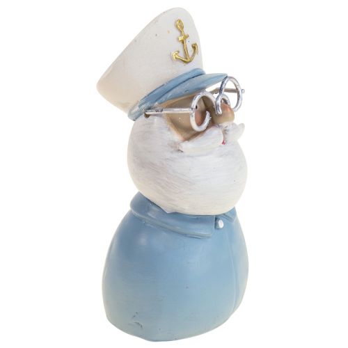 Floristik24 Maritim dekoration figur kapten med glasögon sommar dekoration H11,5cm