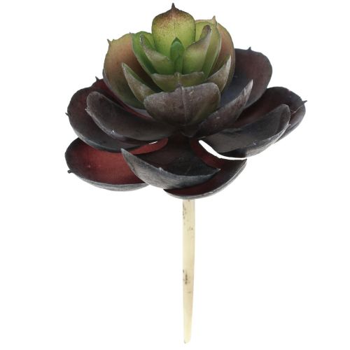Suckulenta Echeveria konstgjorda gröna växter Ø7cm 12cm 6 st