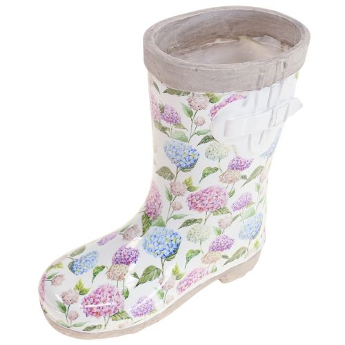 Floristik24 Gummistövlar blomkruka plantera keramiskt utseende H17,5cm