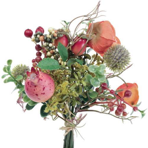 Floristik24 Konstgjord blombukett physalis globe tistel granatäpple dekoration 21cm
