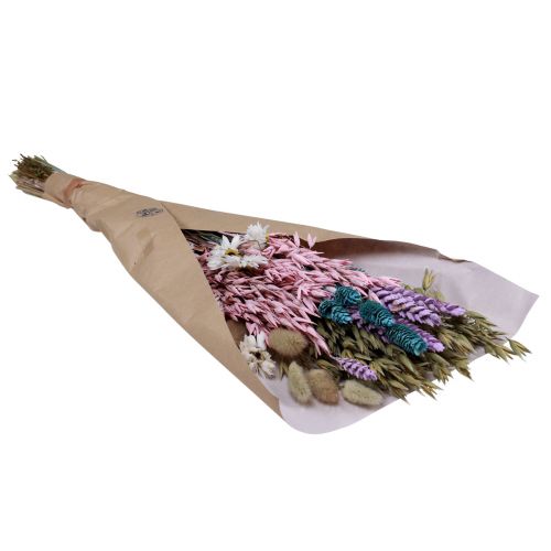 Floristik24 Torkad blombukett halmblommor Phalaris korn 58cm