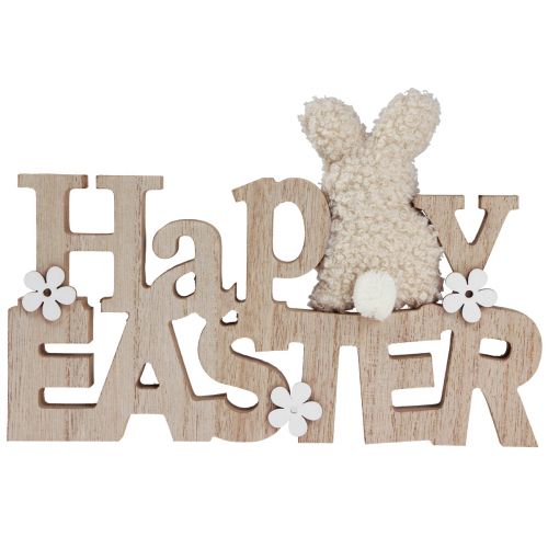 Artikel Påskdekoration &quot;Happy Easter&quot; påskdekoration i trä för hylla 24cm