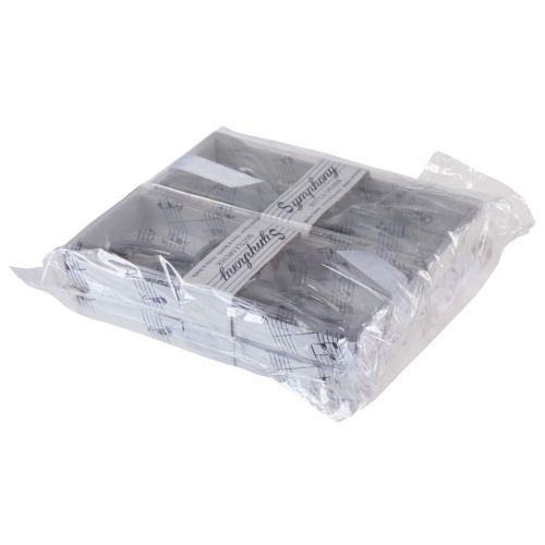 Artikel Flasköppnare klav dekoration silver metall 14cm 4st