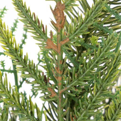 Konstgjord grangren för festlig dekoration, 22 cm, 2 stycken | Floristik24.se