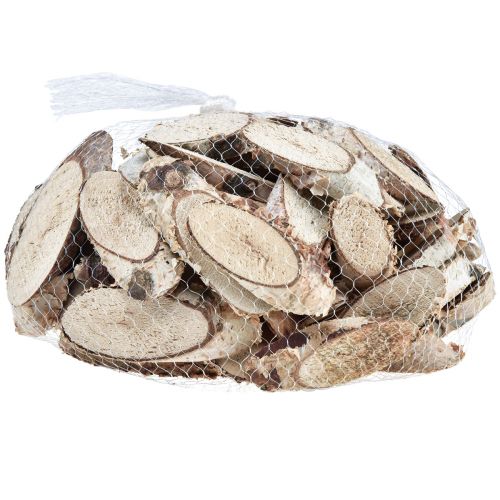 Artikel Björkträskivor ovala björkskivor 4-9cm 450g